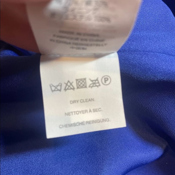 NWT JCREW Petite peplum dress in classic faille G6722 Sz 8P Cobalt Blue $168 - Picture 4 of 7